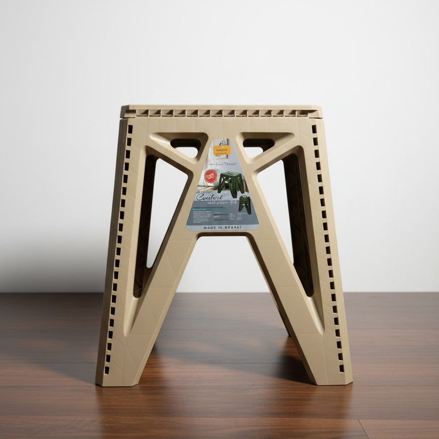 18-inch Non Slip Heavy Duty Plastic Folding Stool