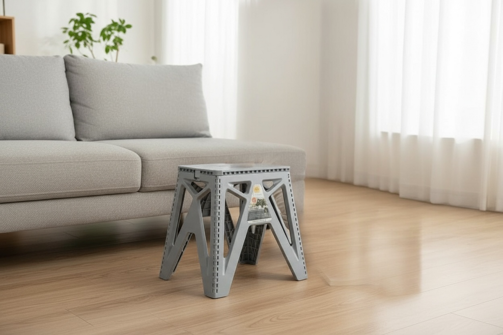 Non Slip Heavy Duty Plastic Folding Stool